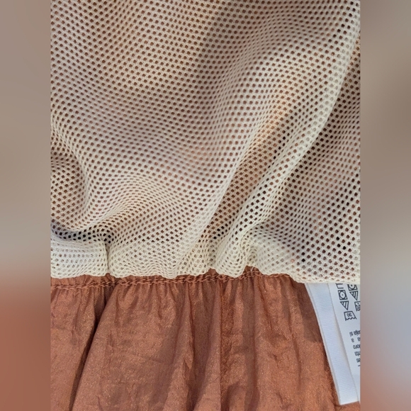 Champion Blush Pink and White Colorblock Windbreaker Pants Sz XS - Picture 11 of 11